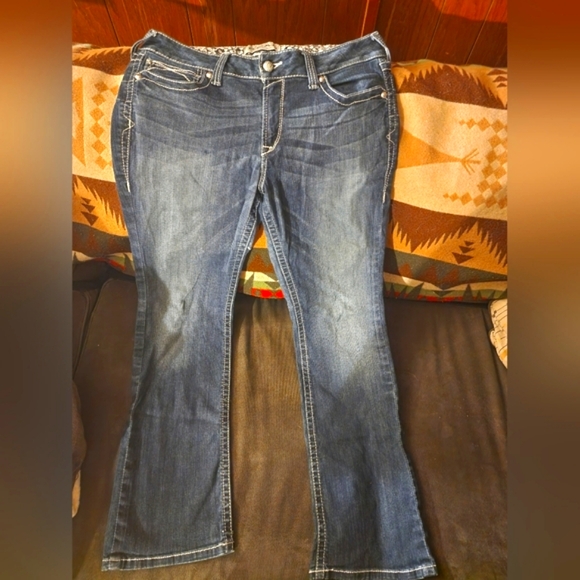 Ariat Real Denim, Women's Jeans, "Designer Fixer Special", Size 33R, - Picture 2 of 6